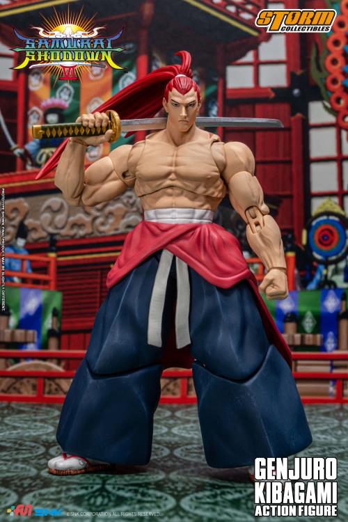 Pedido Figura Genjuro Kibagami - Samurai Shodown VI marca Storm Collectibles SNSS04 escala pequeña 1/12