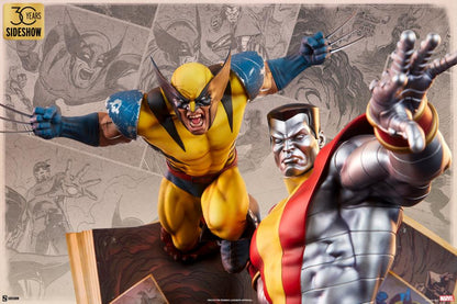 Preventa Estatua Marvel Colossus & Wolverine (Fastball Special) marca Sideshow Collectibles (45.72 cm)