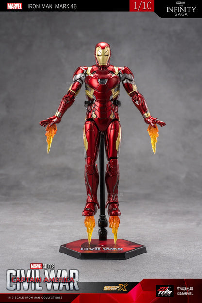 Pedido Figura Iron Man Mark 46 - Civil War Captain America marca ZD Toys escala pequeña 1/10 (18 cm)