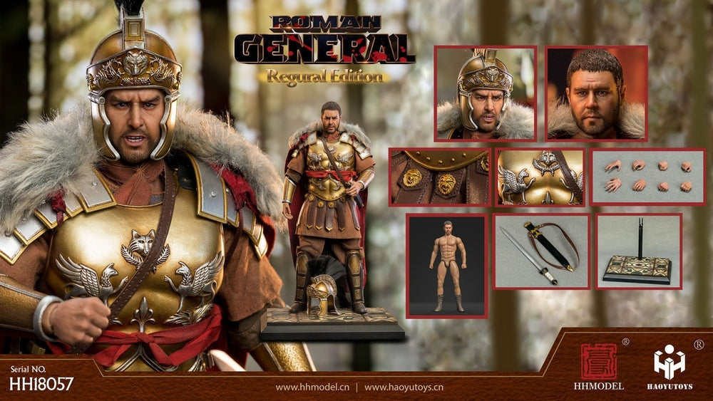 Pedido Figura Roman General (Gold Armor) marca HaoyuToys HH18057 escala 1/6