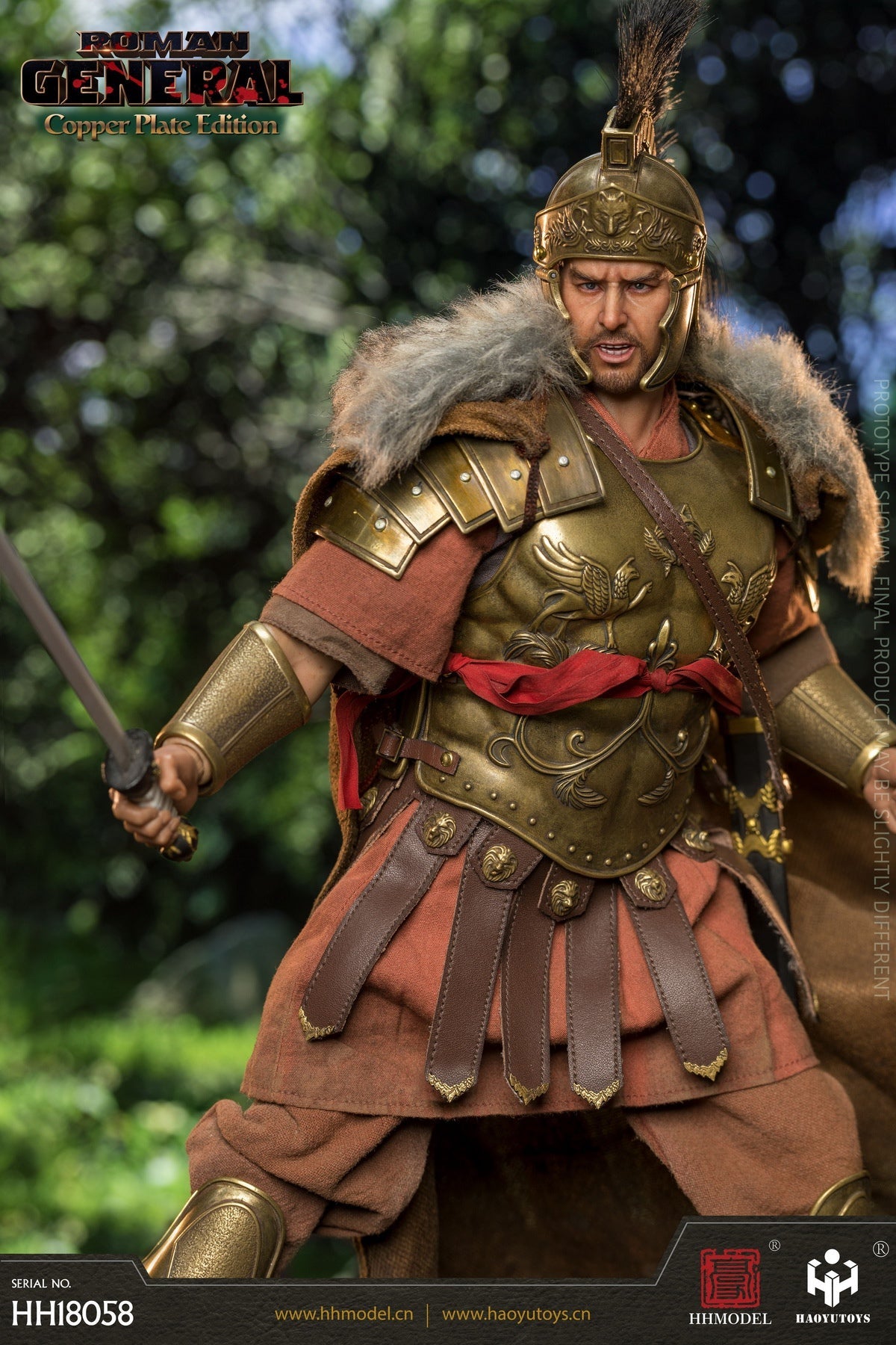 Pedido Figura Roman General (Bronze Armor Edition) marca HaoyuToys HH18058 escala 1/6