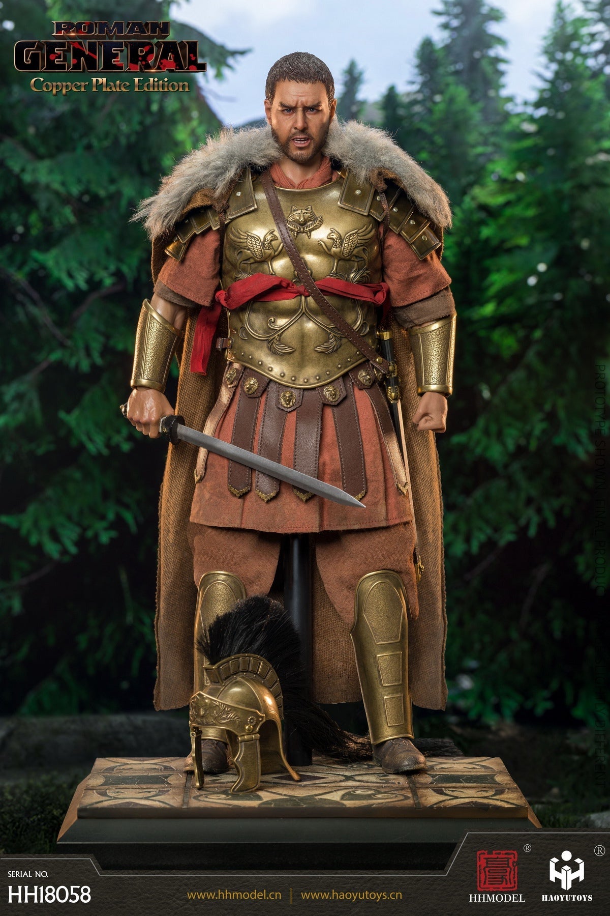 Pedido Figura Roman General (Bronze Armor Edition) marca HaoyuToys HH18058 escala 1/6