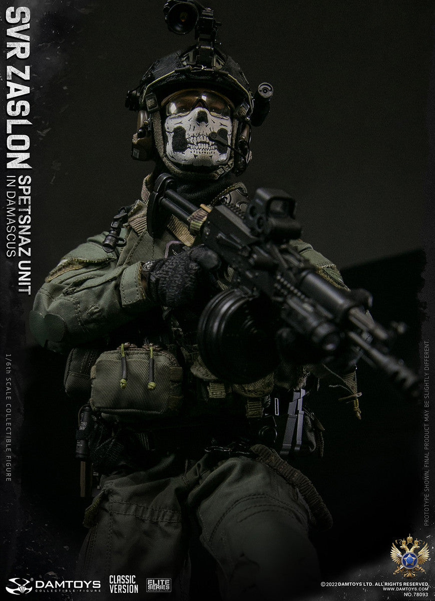 [EN STOCK] Figura SVR Zaslon in Damascus Classic - Russian Spetsnaz Unit marca Damtoys 78093 1/6 escala 1/6