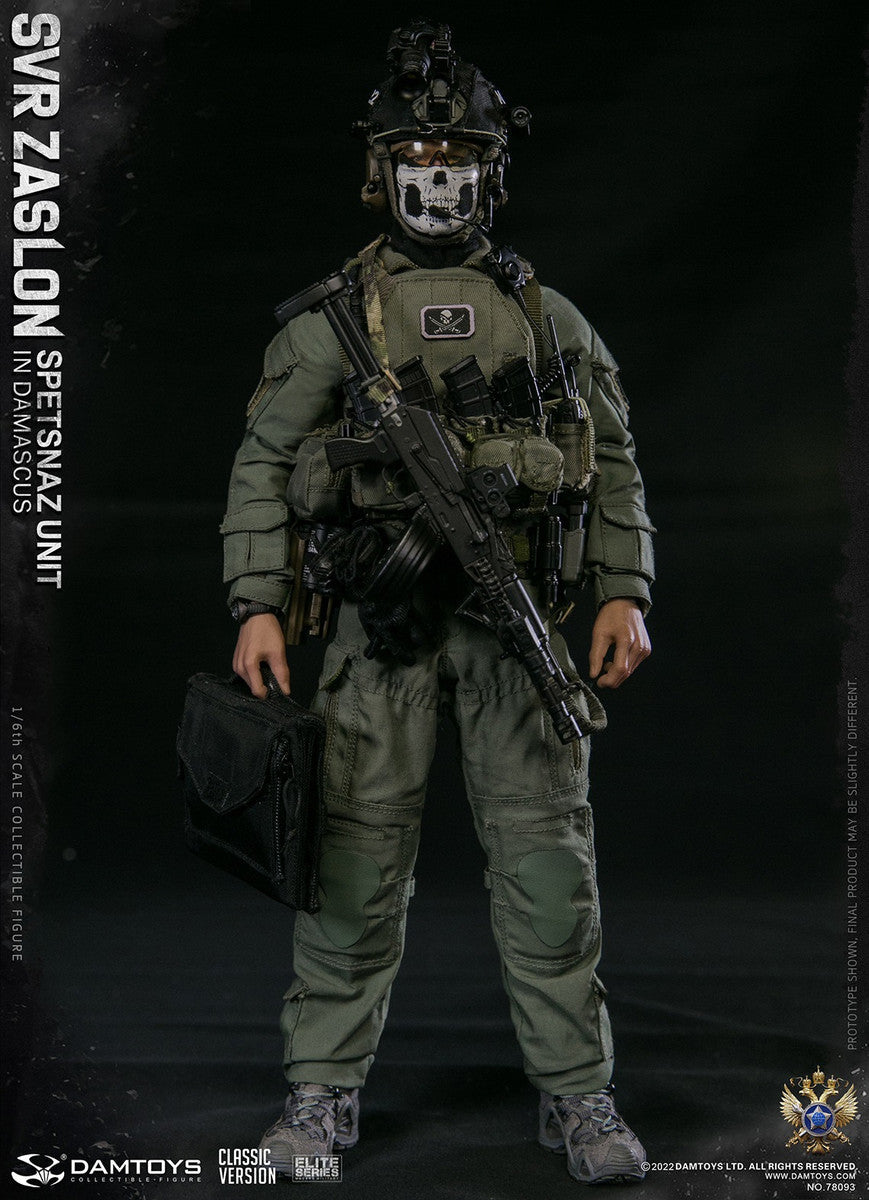 [EN STOCK] Figura SVR Zaslon in Damascus Classic - Russian Spetsnaz Unit marca Damtoys 78093 1/6 escala 1/6