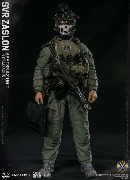 [EN STOCK] Figura SVR Zaslon in Damascus Classic - Russian Spetsnaz Unit marca Damtoys 78093 1/6 escala 1/6