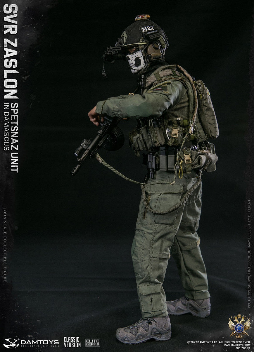 [EN STOCK] Figura SVR Zaslon in Damascus Classic - Russian Spetsnaz Unit marca Damtoys 78093 1/6 escala 1/6