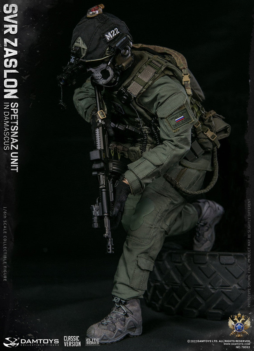 [EN STOCK] Figura SVR Zaslon in Damascus Classic - Russian Spetsnaz Unit marca Damtoys 78093 1/6 escala 1/6