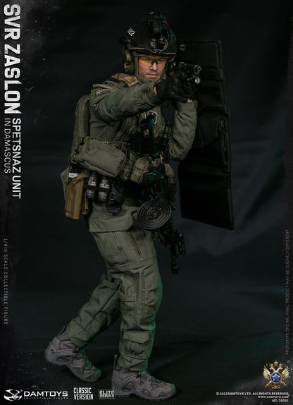 [EN STOCK] Figura SVR Zaslon in Damascus Classic - Russian Spetsnaz Unit marca Damtoys 78093 1/6 escala 1/6