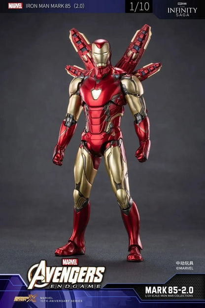 Pedido Figura Iron Man Mark 85 LXXXV 2.0 (LED version) - Avengers: Infinity Saga marca ZD Toys escala pequeña 1/10 (18 cm)