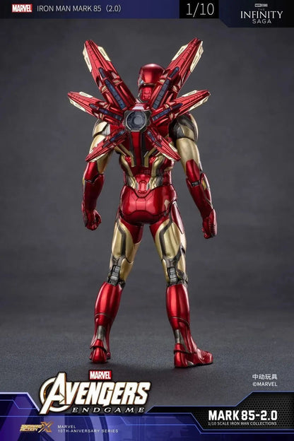 Pedido Figura Iron Man Mark 85 LXXXV 2.0 (LED version) - Avengers: Infinity Saga marca ZD Toys escala pequeña 1/10 (18 cm)