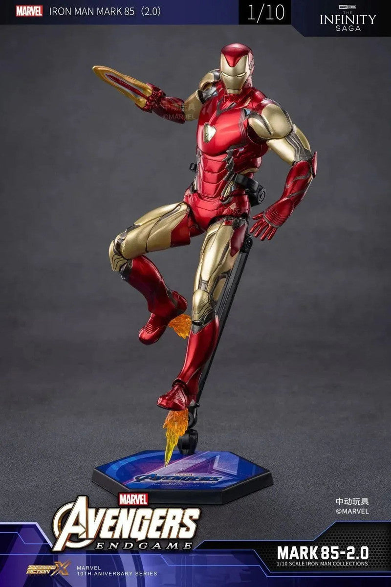 Pedido Figura Iron Man Mark 85 LXXXV 2.0 (LED version) - Avengers: Infinity Saga marca ZD Toys escala pequeña 1/10 (18 cm)