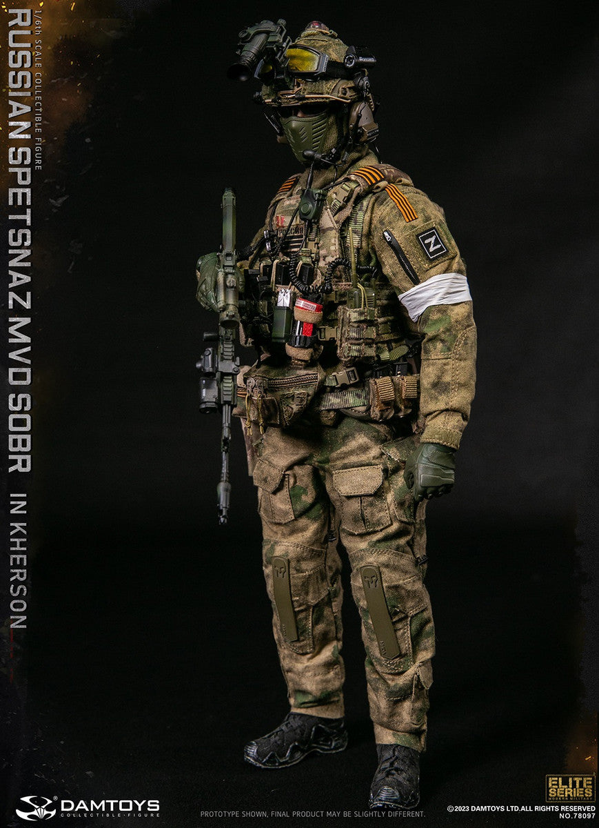 Pedido Figura Russian Spetsnaz MVD SOBR in Kherson marca DAMTOYS 78097 escala 1/6