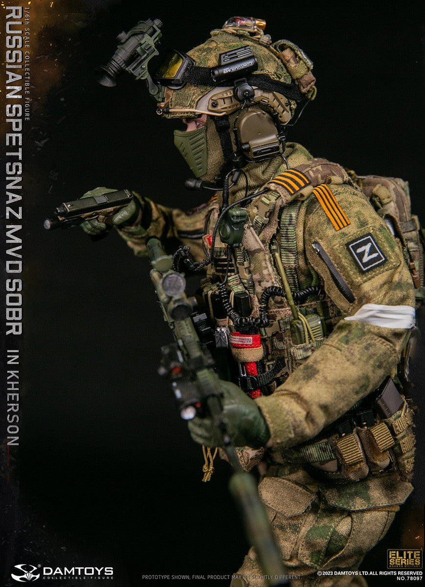 Pedido Figura Russian Spetsnaz MVD SOBR in Kherson marca DAMTOYS 78097 escala 1/6