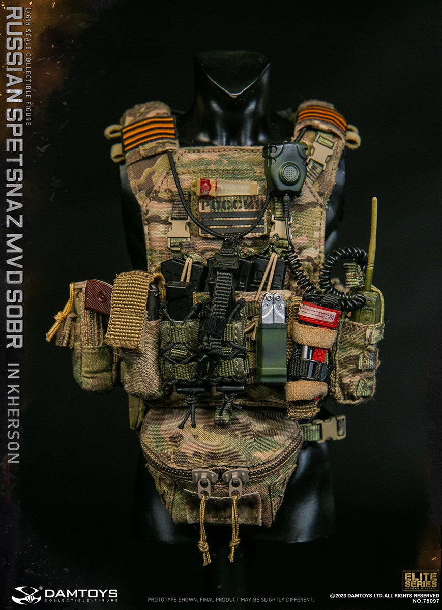 Pedido Figura Russian Spetsnaz MVD SOBR in Kherson marca DAMTOYS 78097 escala 1/6