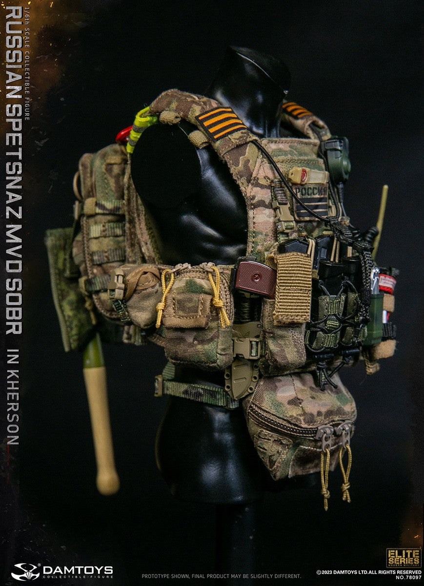 Pedido Figura Russian Spetsnaz MVD SOBR in Kherson marca DAMTOYS 78097 escala 1/6