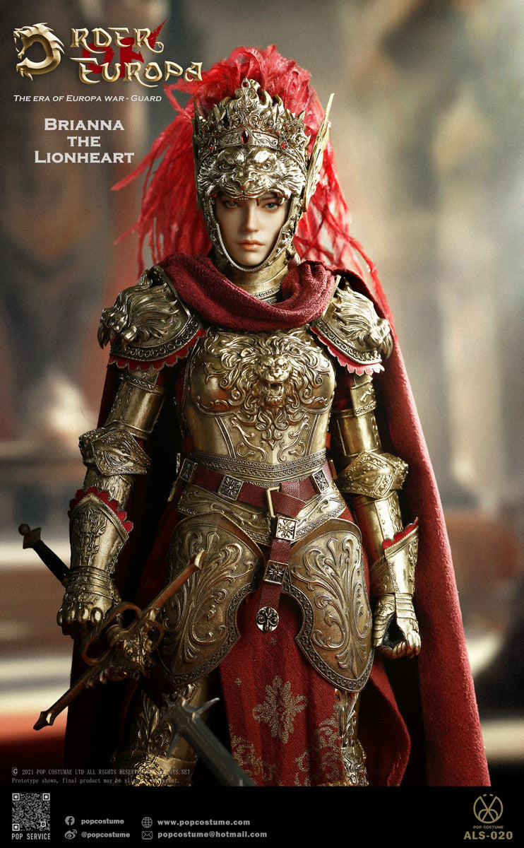 Pedido Figura The Lionheart Brianna (Armadura de cobre) - Order Europa marca POP Costume ALS-020 escala 1/6 (Limitada)