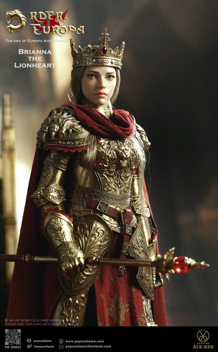 Pedido Figura The Lionheart Brianna (Armadura de cobre) - Order Europa marca POP Costume ALS-020 escala 1/6 (Limitada)