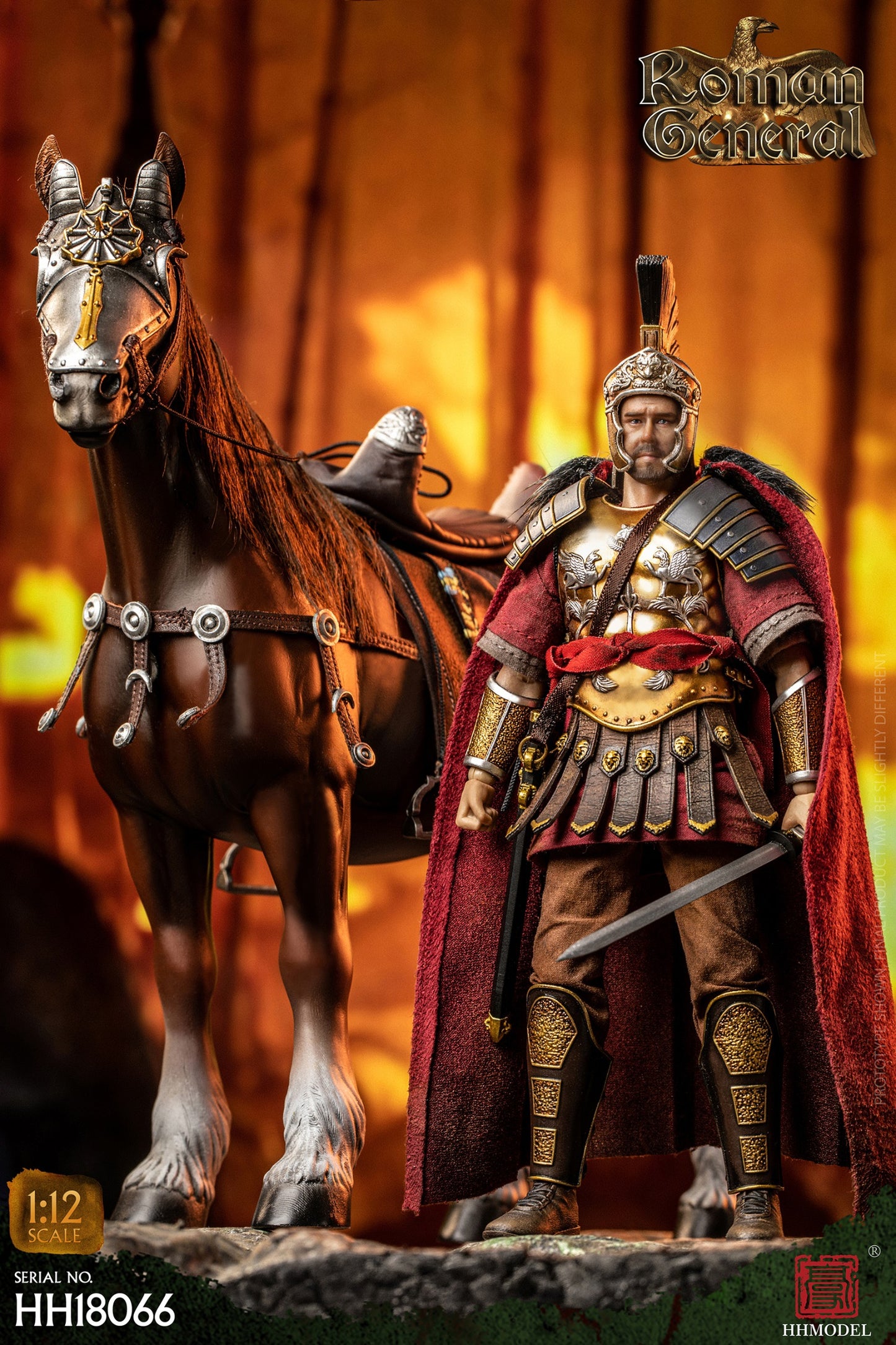 Pedido Figura Caballo de Guerra Imperial Legion marca HHModel HH18069 escala pequeña 1/12