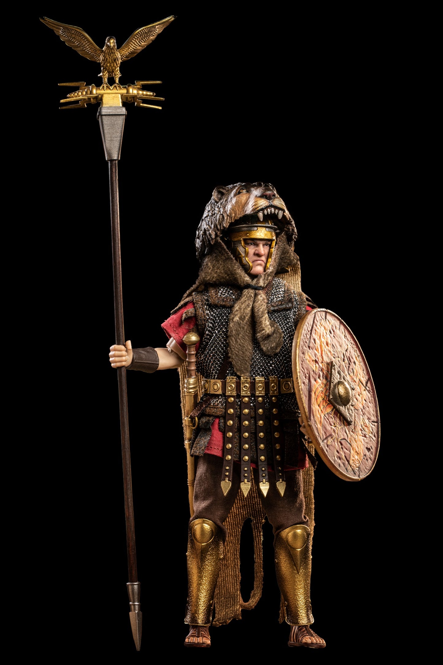 Preventa Figura Imperial Legion Rome Eagle Flagman marca HHModel HH18068 escala pequeña 1/12