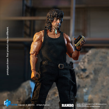 Pedido Figura John Rambo - Rambo III Exquisite Super Series marca HIYA ESR0100 escala pequeña 1/12