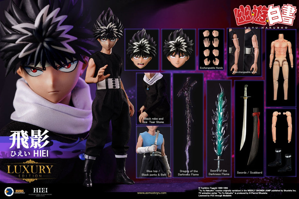 Pedido Figura HIEI (Deluxe version) (2 cuerpos) - Yu Yu Hakusho marca Asmus Toys YUYU001LUX escala 1/6