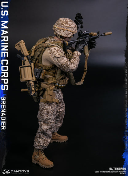 Preventa Figura U.S. Marine Corps Grenadier marca Damtoys 78101 escala 1/6