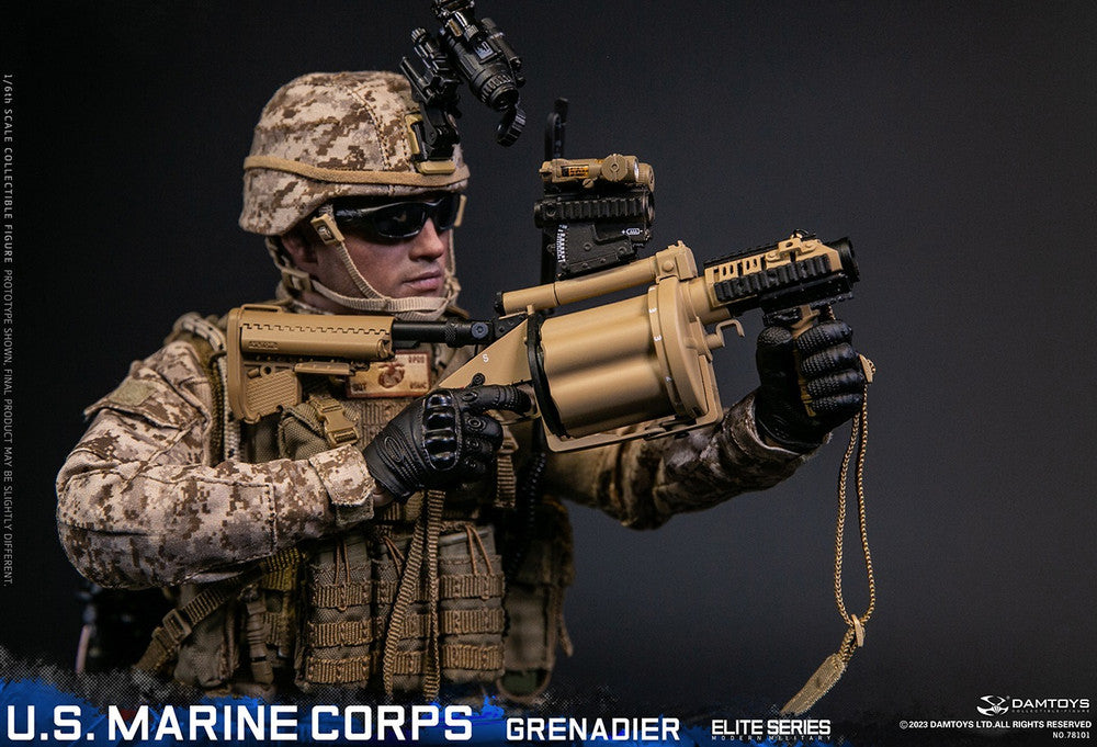 Preventa Figura U.S. Marine Corps Grenadier marca Damtoys 78101 escala 1/6