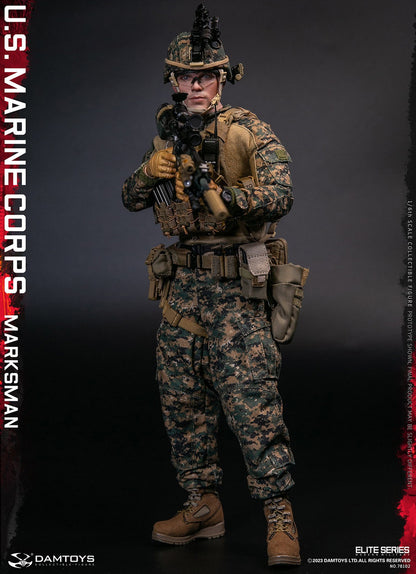 Preventa Figura U.S. Marine Corps Marksman marca Damtoys 78102 escala 1/6