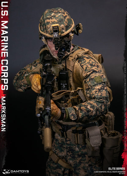 Preventa Figura U.S. Marine Corps Marksman marca Damtoys 78102 escala 1/6