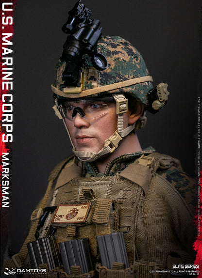 Preventa Figura U.S. Marine Corps Marksman marca Damtoys 78102 escala 1/6