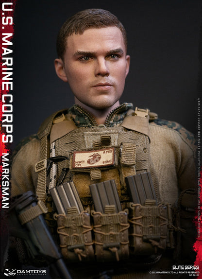 Preventa Figura U.S. Marine Corps Marksman marca Damtoys 78102 escala 1/6