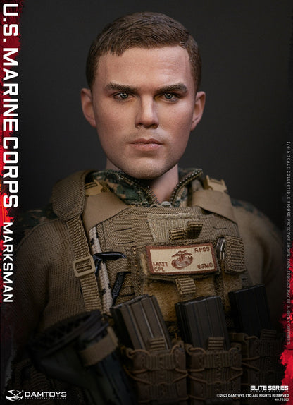 Preventa Figura U.S. Marine Corps Marksman marca Damtoys 78102 escala 1/6