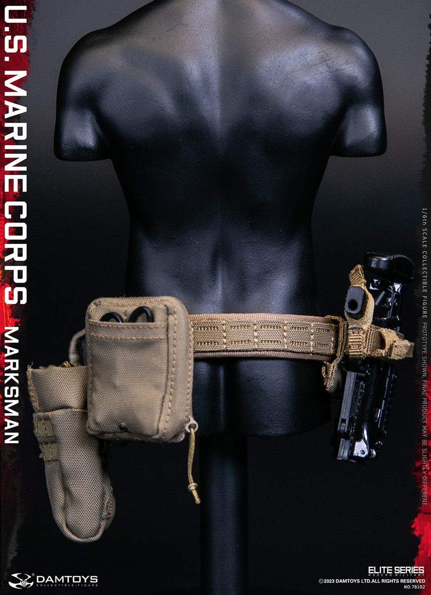 Preventa Figura U.S. Marine Corps Marksman marca Damtoys 78102 escala 1/6