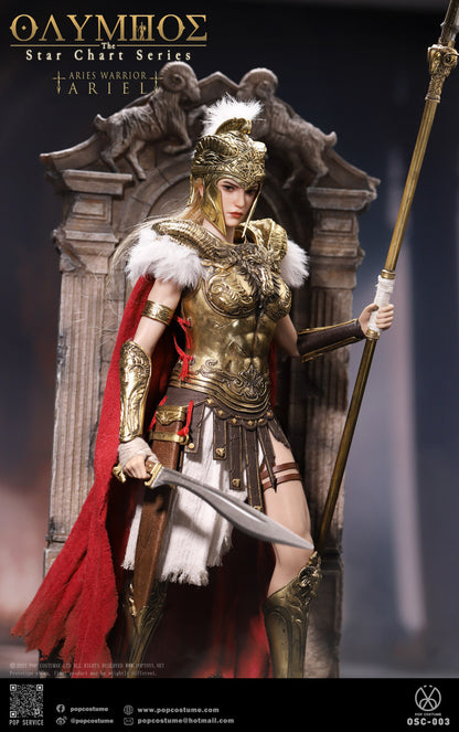 Pedido Figura Ariel (Armadura de cobre) - Olympus Aries Warrior marca POP Costume OSC-003 escala 1/6