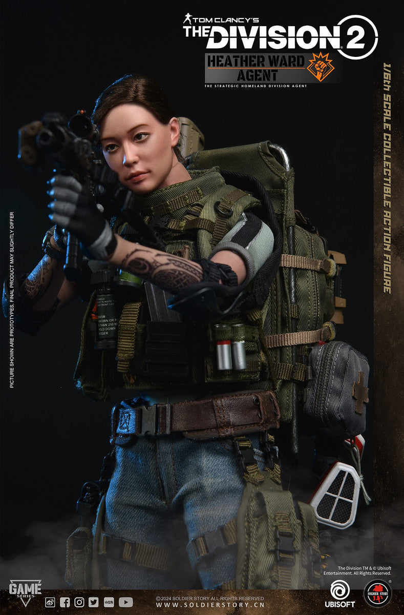 Preventa Figura Heather Ward Agent- Ubisoft The Division 2 marca Soldier Story SSG-009 escala 1/6