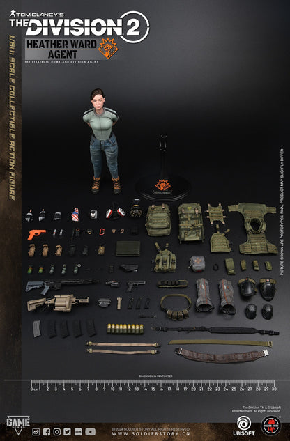 Preventa Figura Heather Ward Agent- Ubisoft The Division 2 marca Soldier Story SSG-009 escala 1/6