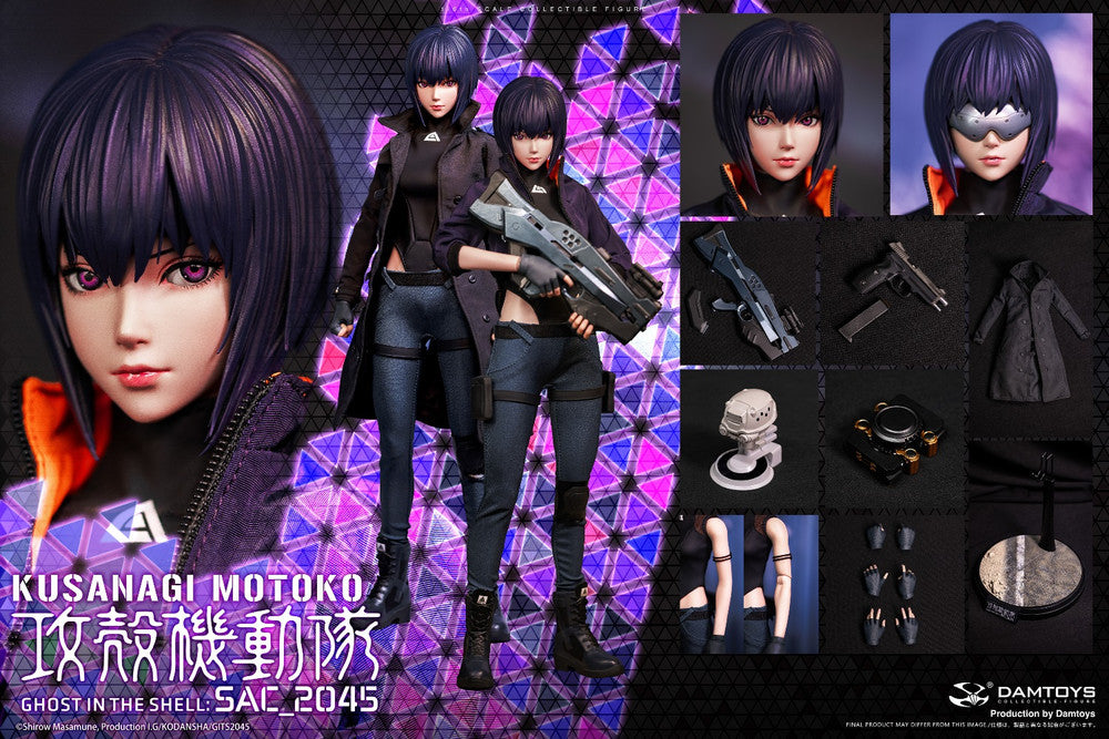 Preventa Figura Motoko Kusanagi (Casual version) - Ghost in the Shell: SAC_2045 marca DAMTOYS DMS042 escala 1/6