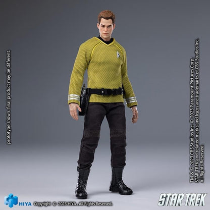 Preventa Figura James T. Kirk (Exclusiva PX Previews) - Star Trek (2009) - Exquisite Super Series marca HIYA ESS0265 escala pequeña 1/12