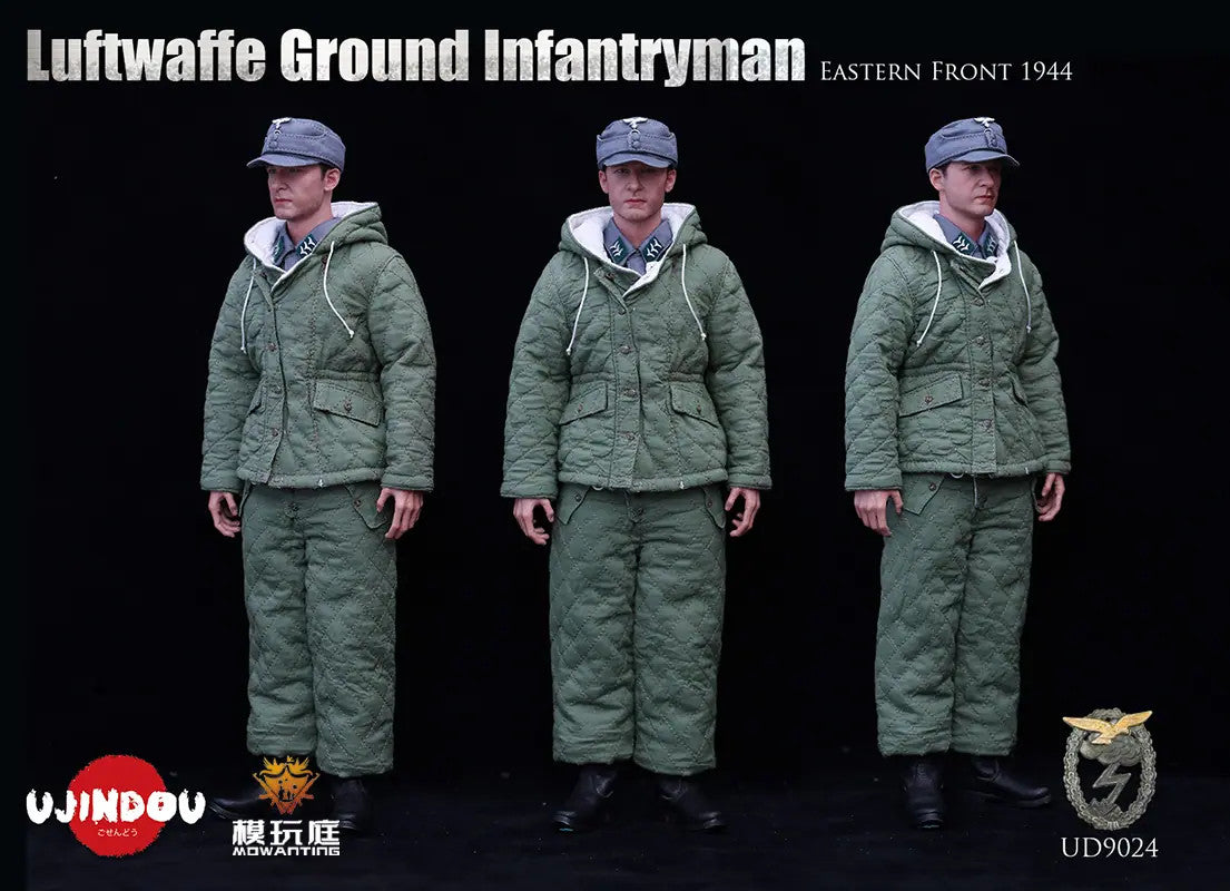 Preventa Figura WWII German Luftwaffe Field Divisions - Infantry Eastern Front 1944 marca Ujindou UD9024 escala 1/6