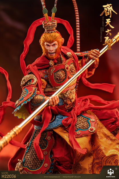 Preventa Figura Monkey King's (Nao Tiangong version) (cobre) marca Haoyutoys H22036 escala 1/6