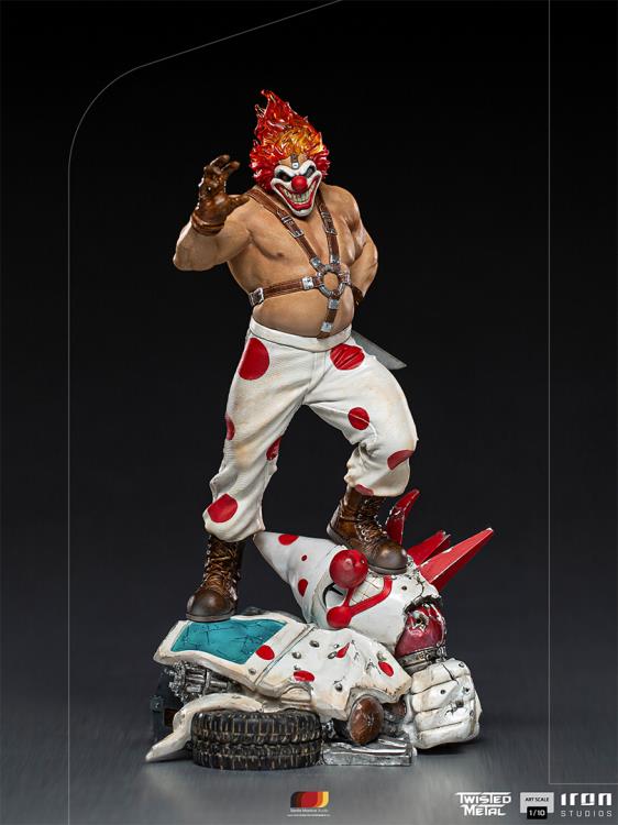 Pedido Estatua Sweet Tooth - Twisted Metal marca Iron Studios escala de arte 1/10