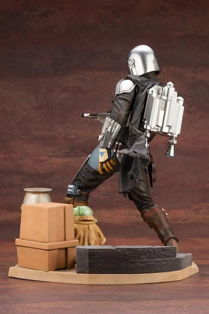 Pedido Estatua Mandalorian & Baby Yoda - Star Wars: The Mandalorian - ArtFX marca Kotobukiya escala 1/7