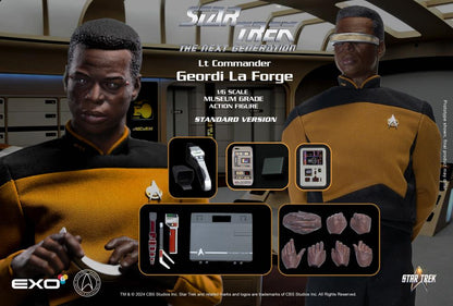 Pedido Figura Lt. Commander Geordi La Forge (Standard version) - Star Trek: The Next Generation marca EXO-6 EXO-01-018S escala 1/6