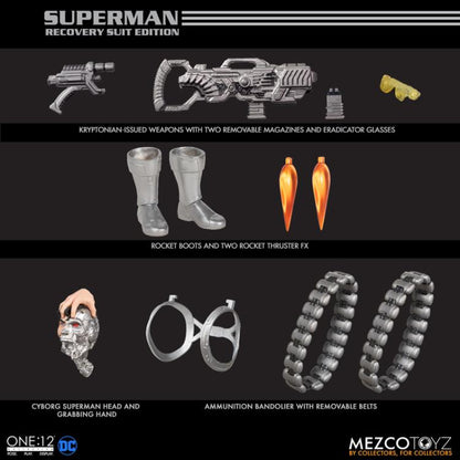 Pedido Figura Superman: Recovery Suit Edition - DC Comics One:12 Collective marca Mezco Toyz 76554 escala pequeña 1/12