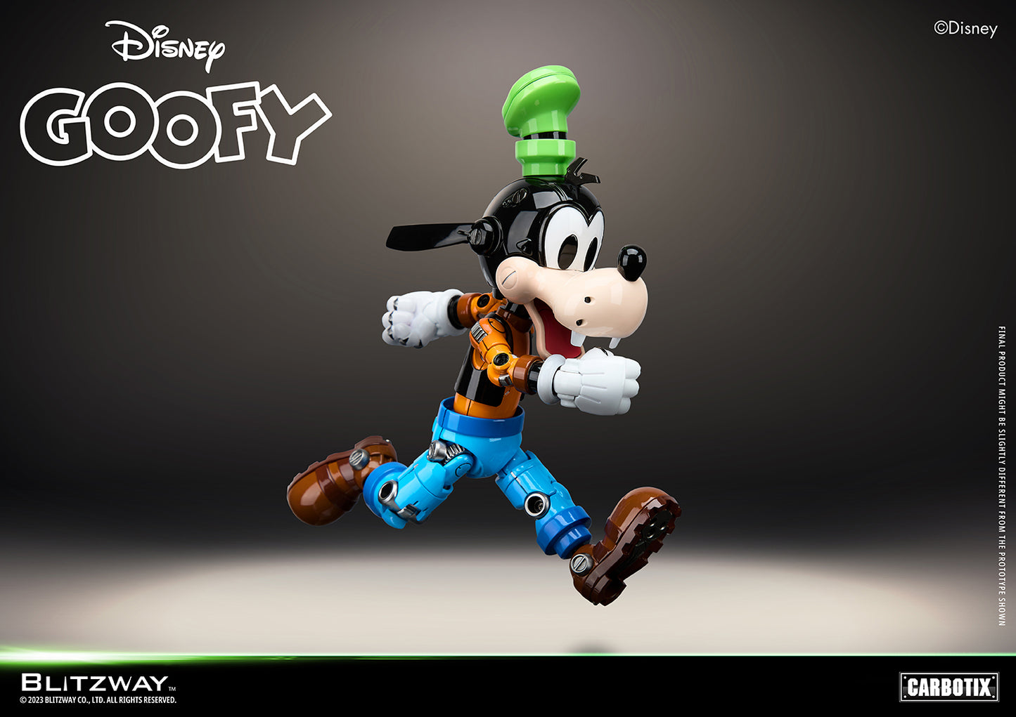 Preventa Figura Goofy (DIECAST) - Disney Carbotix Series marca Blitzway BW-CA-10504 (20.7 cm)