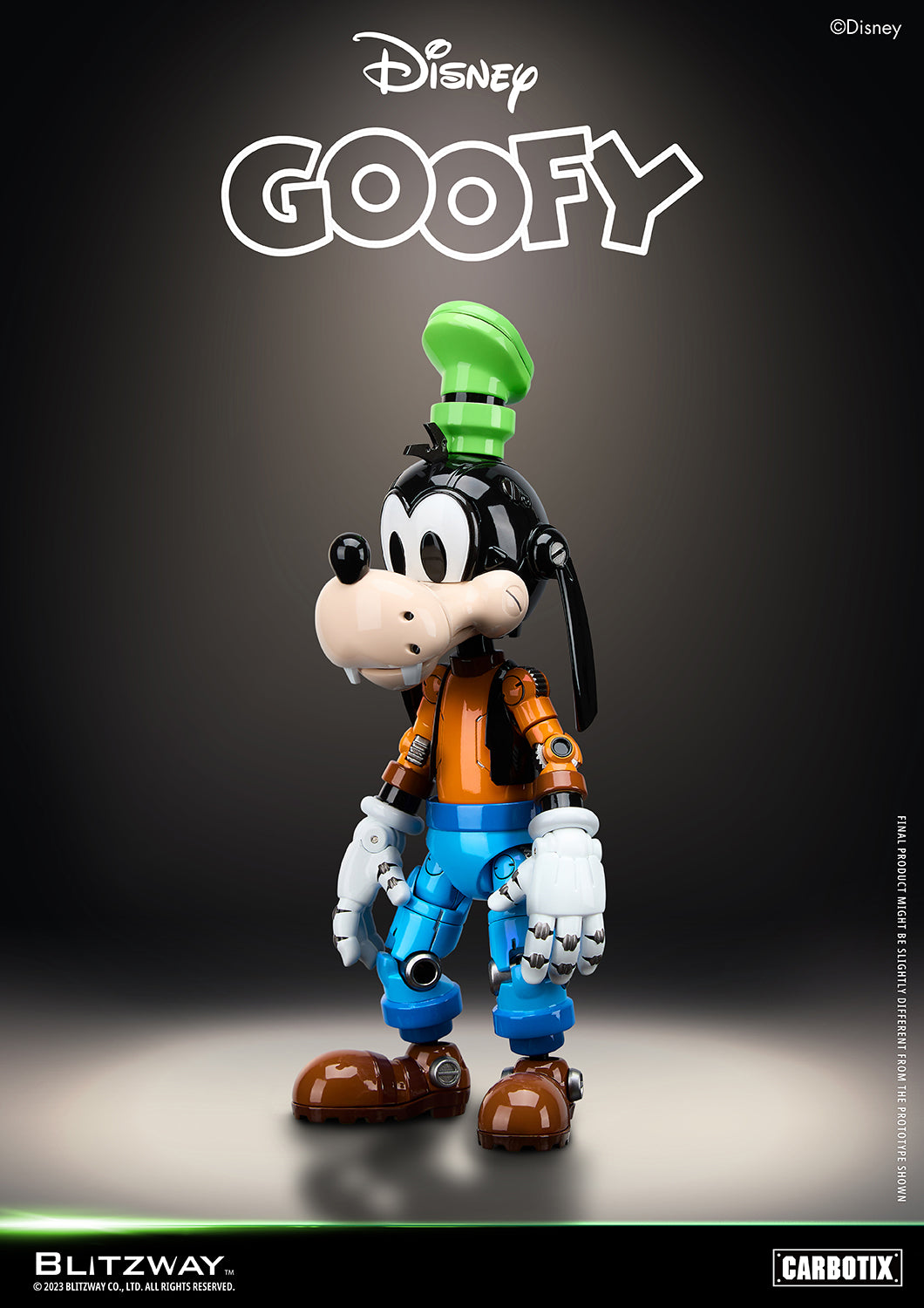 Preventa Figura Goofy (DIECAST) - Disney Carbotix Series marca Blitzway BW-CA-10504 (20.7 cm)