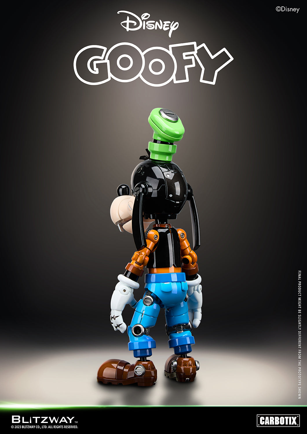 Preventa Figura Goofy (DIECAST) - Disney Carbotix Series marca Blitzway BW-CA-10504 (20.7 cm)