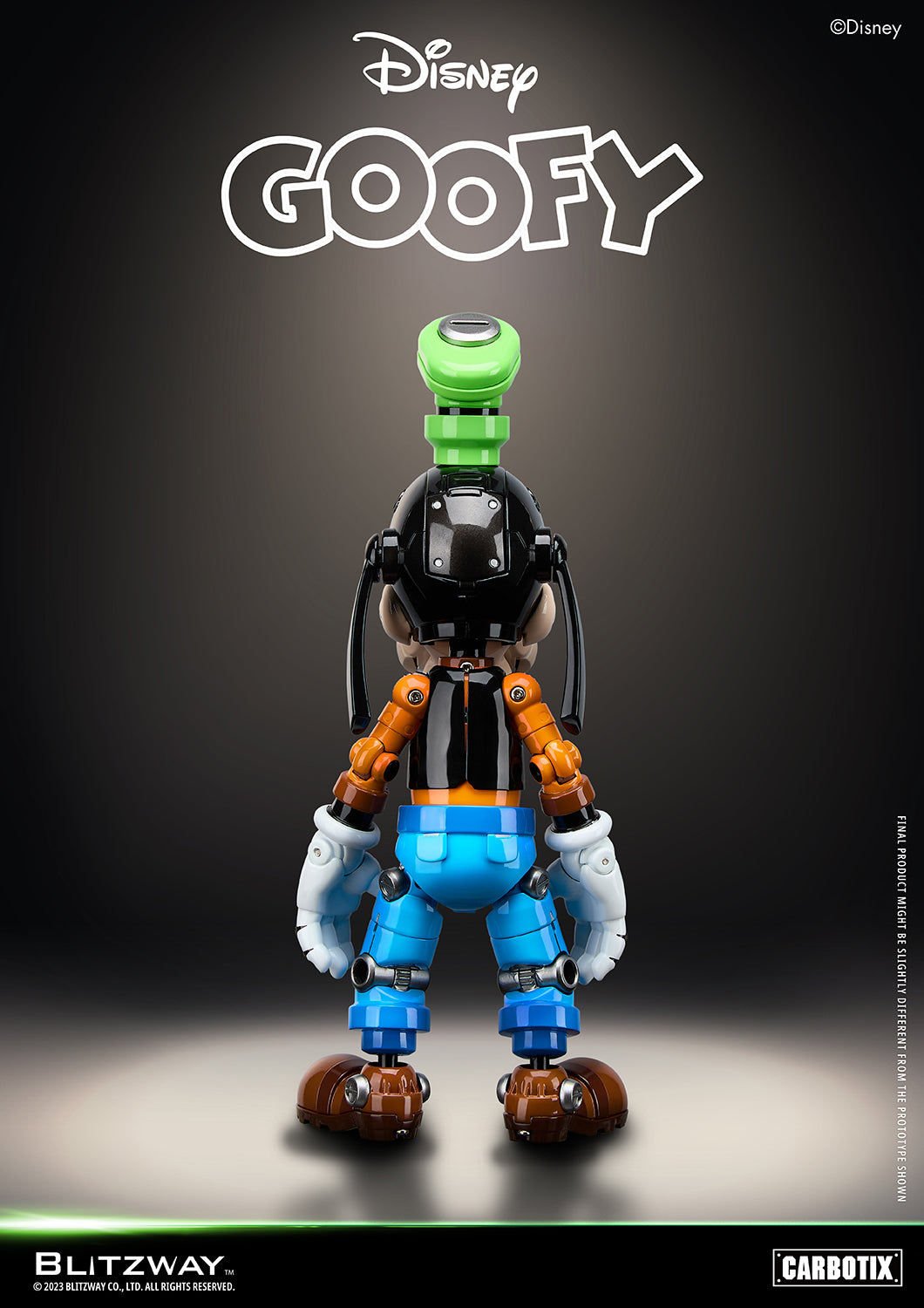 Preventa Figura Goofy (DIECAST) - Disney Carbotix Series marca Blitzway BW-CA-10504 (20.7 cm)