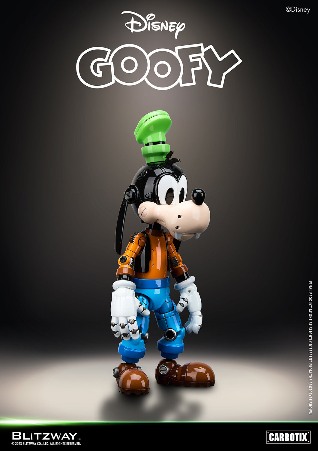 Preventa Figura Goofy (DIECAST) - Disney Carbotix Series marca Blitzway BW-CA-10504 (20.7 cm)