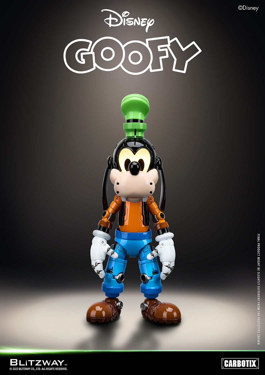 Preventa Figura Goofy (DIECAST) - Disney Carbotix Series marca Blitzway BW-CA-10504 (20.7 cm)